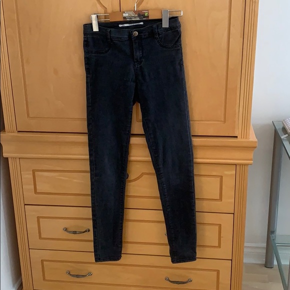 Black Low/Mid rise skinny jeans - Picture 1 of 2